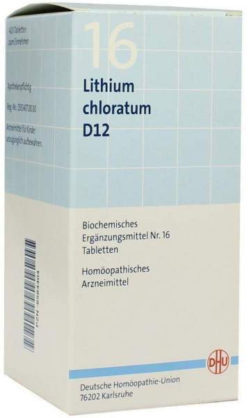 Biochemie Dhu 16 Lithium Chloratum D12 420 Tabletten