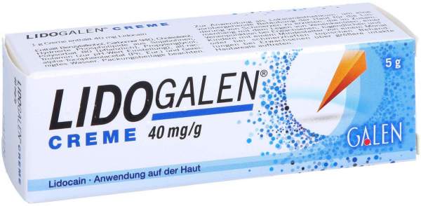 Lidogalen 40 mg pro g Creme 5 g