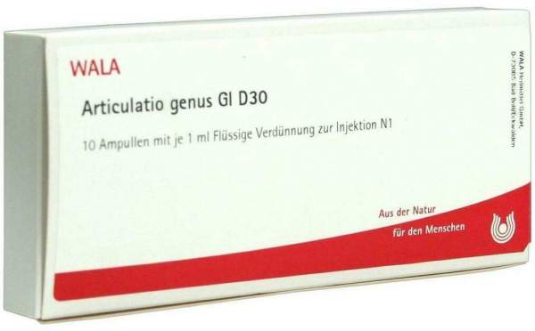 Wala Articulatio Genus Gl D30 10 X 1 ml Ampullen