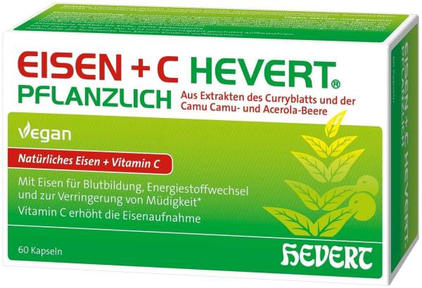 Hevert Eisen + C Pflanzlich 60 Kapseln