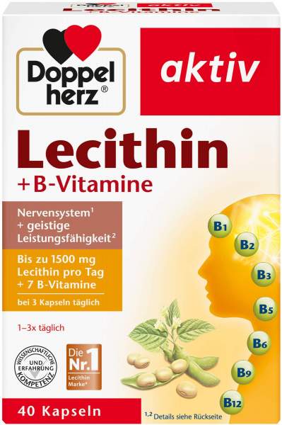 Doppelherz aktiv Lecithin + B Vitamin Kapseln 40 Kapseln