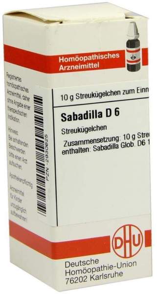 Dhu Sabadilla D6 10 G Globuli