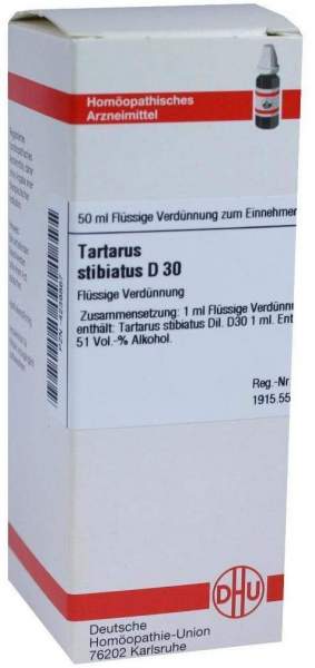 Tartarus Stibiatus D 30 Dilution