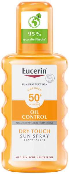 Eucerin Sun Oil Control Transparent LSF 50+ 200 ml Spray