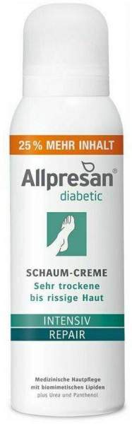 Allpresan diabetic Intensiv + Repair mit Urea Schaum-Creme 125 ml