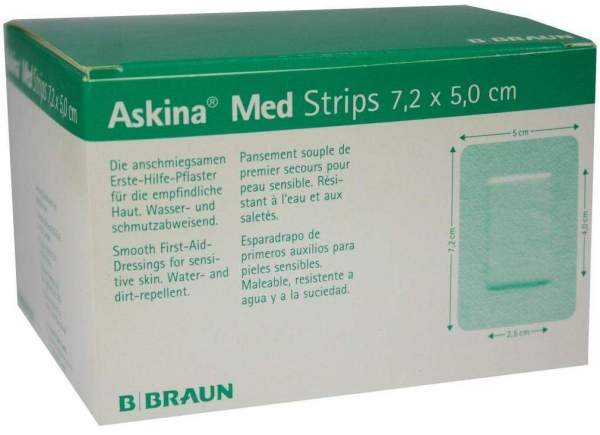 Askina Med Pflasterstrips 5 X 7,2 cm 250 Stück