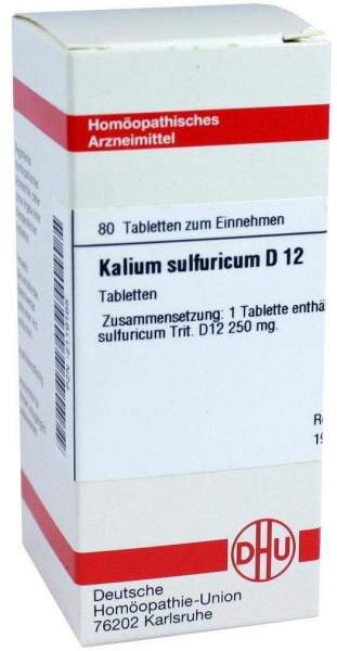 Kalium Sulfuricum D12 Tabletten 80 Tabletten