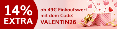 14% Extra-Rabatt ab 49€ Einkaufswert