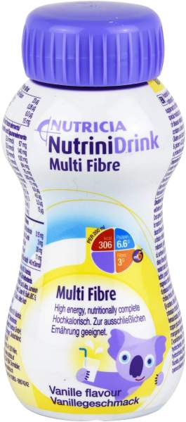 Nutrini Drink Multifibre Vanillegeschmack 200 ml Flüssigkeit