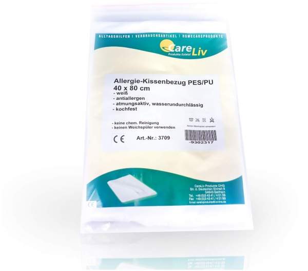 Allergie Kissenbezug 40x80 Mit Reißverschluss