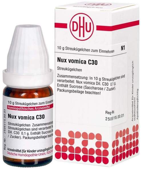 DHU Nux vomica C30 10 g Globuli