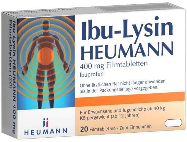 Ibu-Lysin Heumann 400 mg 20 Filmtabletten
