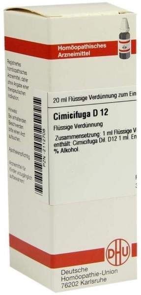 Dhu Cimicifuga D12 Dilution