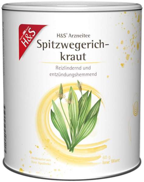 H&amp;S Spitzwegerichkraut Lose 60 G Tee