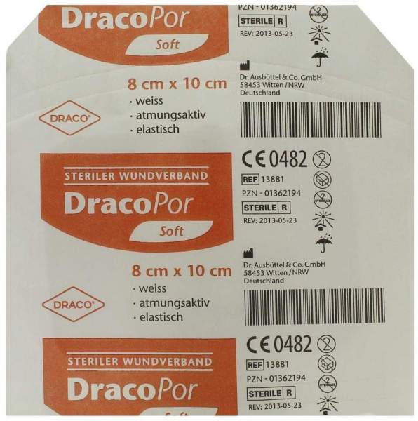 Dracopor Wundverband 10x8cm Steril 1 Verband