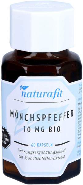 Naturafit Mönchspfeffer 10 mg Bio Kapseln 60 Stk