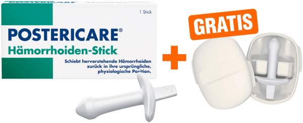 Postericare Hämorrhoiden-Stick 1 Stück + gratis Case 1 Stück