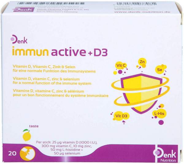 Immun Active+d3 Denk Pulver 20 Beutel