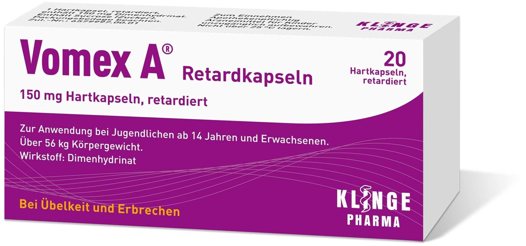 vomex a retardkapseln 20 stuck kaufen volksversand versandapotheke