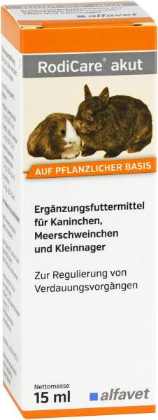 Rodicare Akut Für Kaninchen,kleinnager,meerschweinchen