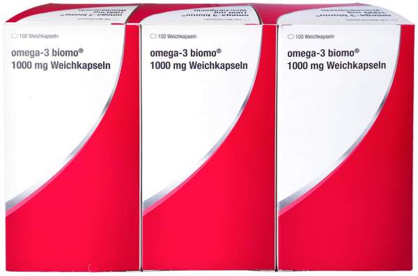 Omega-3 Biomo 1000 mg 300 Weichkapseln