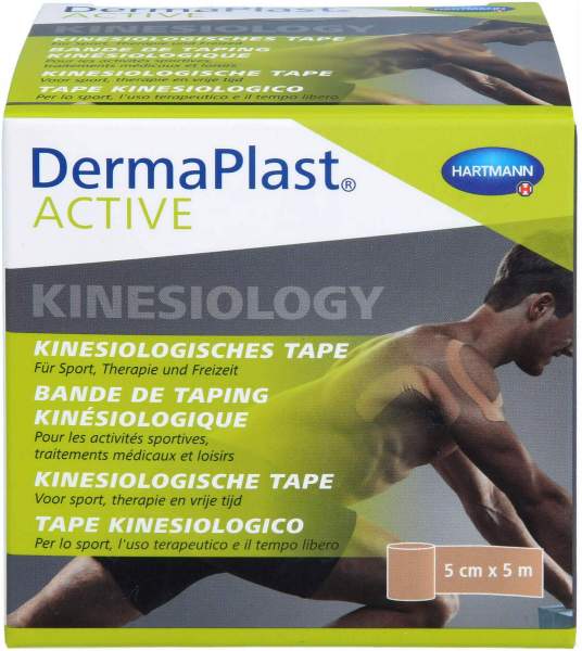 Dermaplast Active Kinesiology Tape 5 cm X 5 M Beige 1 Stk