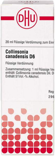 Dhu Collinsonia Canadensis D6 20 ml Dilution