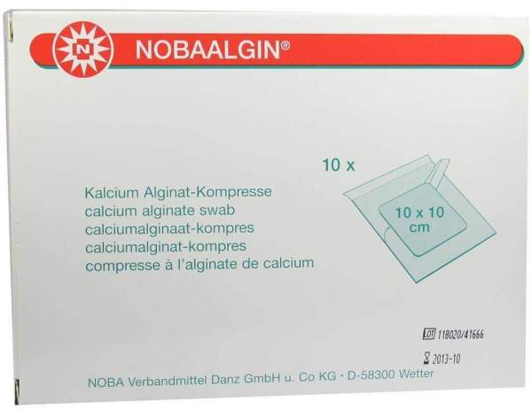 Nobaalgin 10x10cm Steril Kompressen