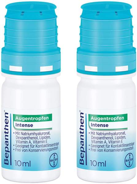 Bepanthen Augentropfen Intense 2 x 10 ml