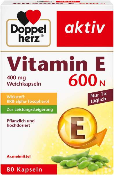 Doppelherz aktiv Vitamin E 600 N 80 Weichkapseln