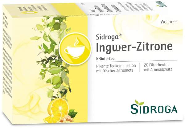 Sidroga Wellness Ingwer-Zitrone 20 Filterbeutel
