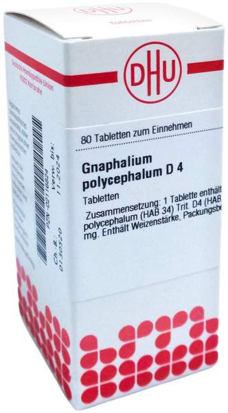GNAPHALIUM POLYCEPHALUM D 4 Tabletten 80 Stück