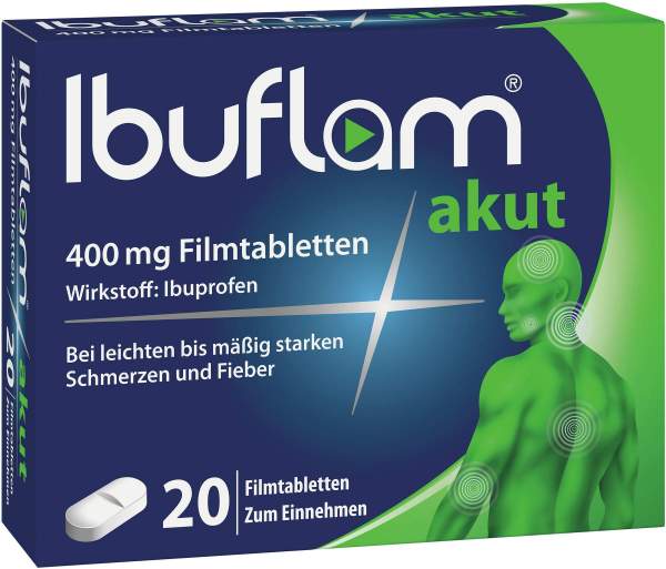 Ibuflam akut 400 mg 20 Filmtabletten