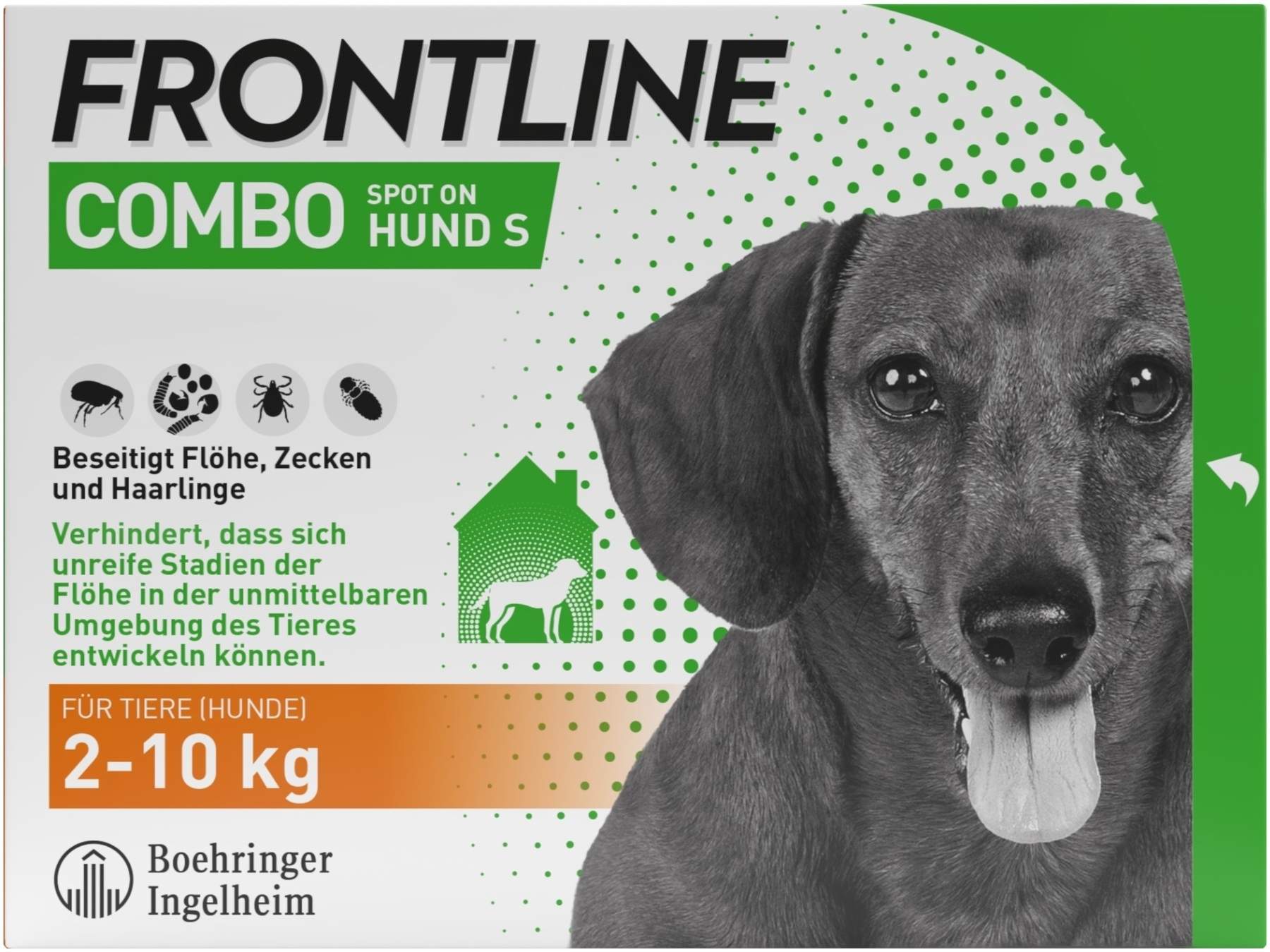Frontline Combo Hund S 2-10 kg 6 Pipetten kaufen | Volksversand Versandapotheke