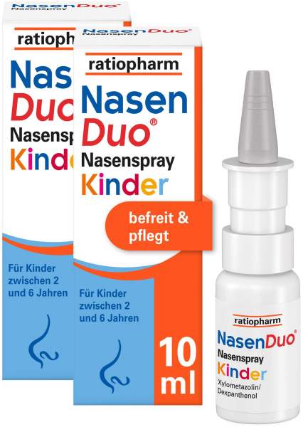 Nasenduo Nasenspray Kinder 2 x 10 ml