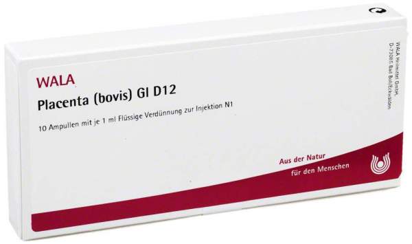 Placenta Bovis Gl D 12 Ampullen
