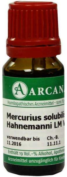 Mercurius Solubilis Lm 6 Hahnemanni Dilution 10 ml