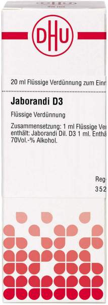 Jaborandi D 3 20 ml Dilution