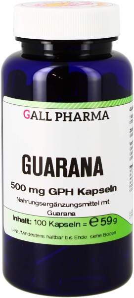 Guarana 500 mg Gph 180 Kapseln