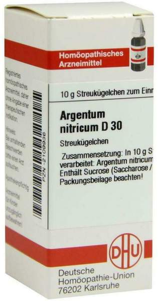 Dhu Argentum Nitricum D30 Globuli