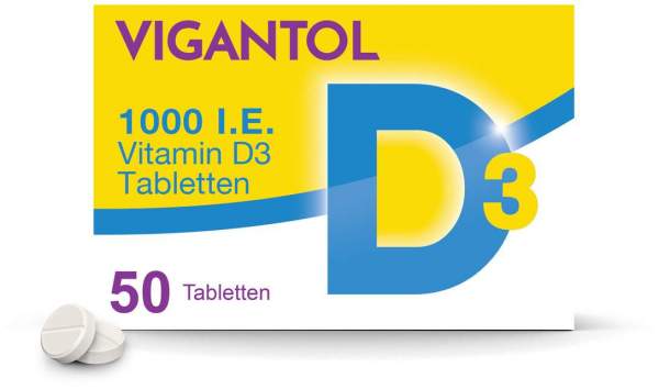Vigantol 1.000 I.E. Vitamin D3 50 Tabletten