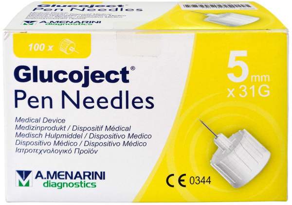 Glucoject Pen-Nadeln 31 Gx5 mm 0,25 mm
