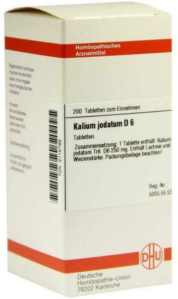 DHU Kalium jodatum D6 200 Tabletten