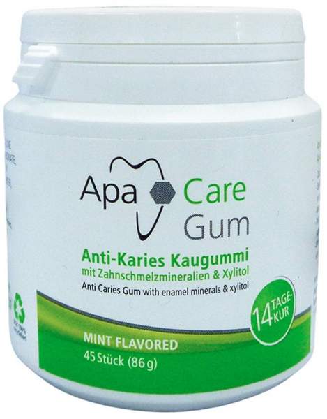 Apacare Gum Anti-Karies Kaugummi 45 Stück
