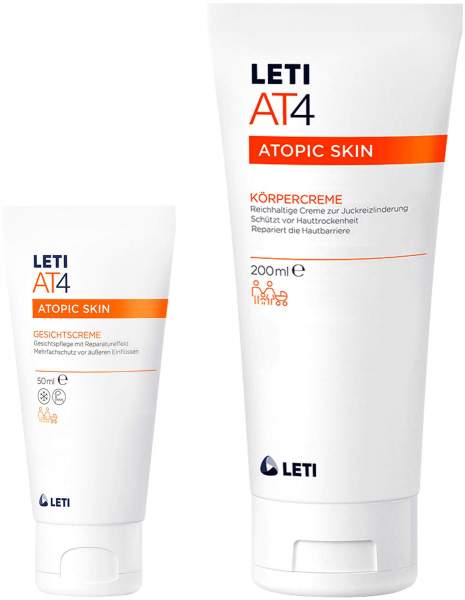 LETI AT4 Gesichtscreme 50 ml + LETI AT4 Körpercreme 200 ml