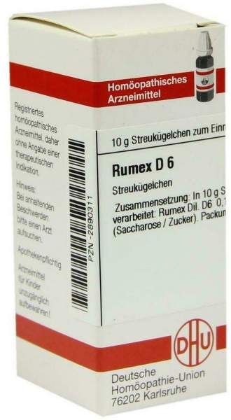 DHU Rumex D6 10 g Globuli