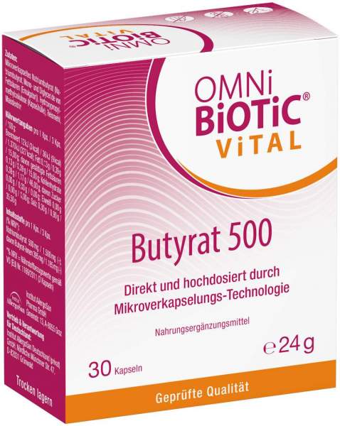 Omni Biotic Vital Butyrat 500 30 Kapseln