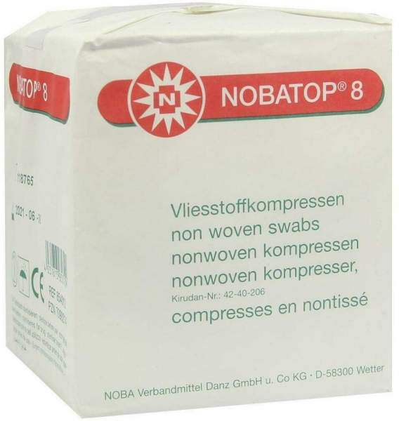 Nobatop 8 Kompressen 10 X 10 cm Unsteril 100 Kompressen