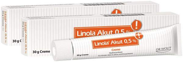 Linola akut 0,5% 2 x 30 g Creme