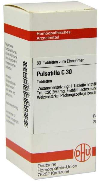 Pulsatilla C30 Tabletten 80 Tabletten